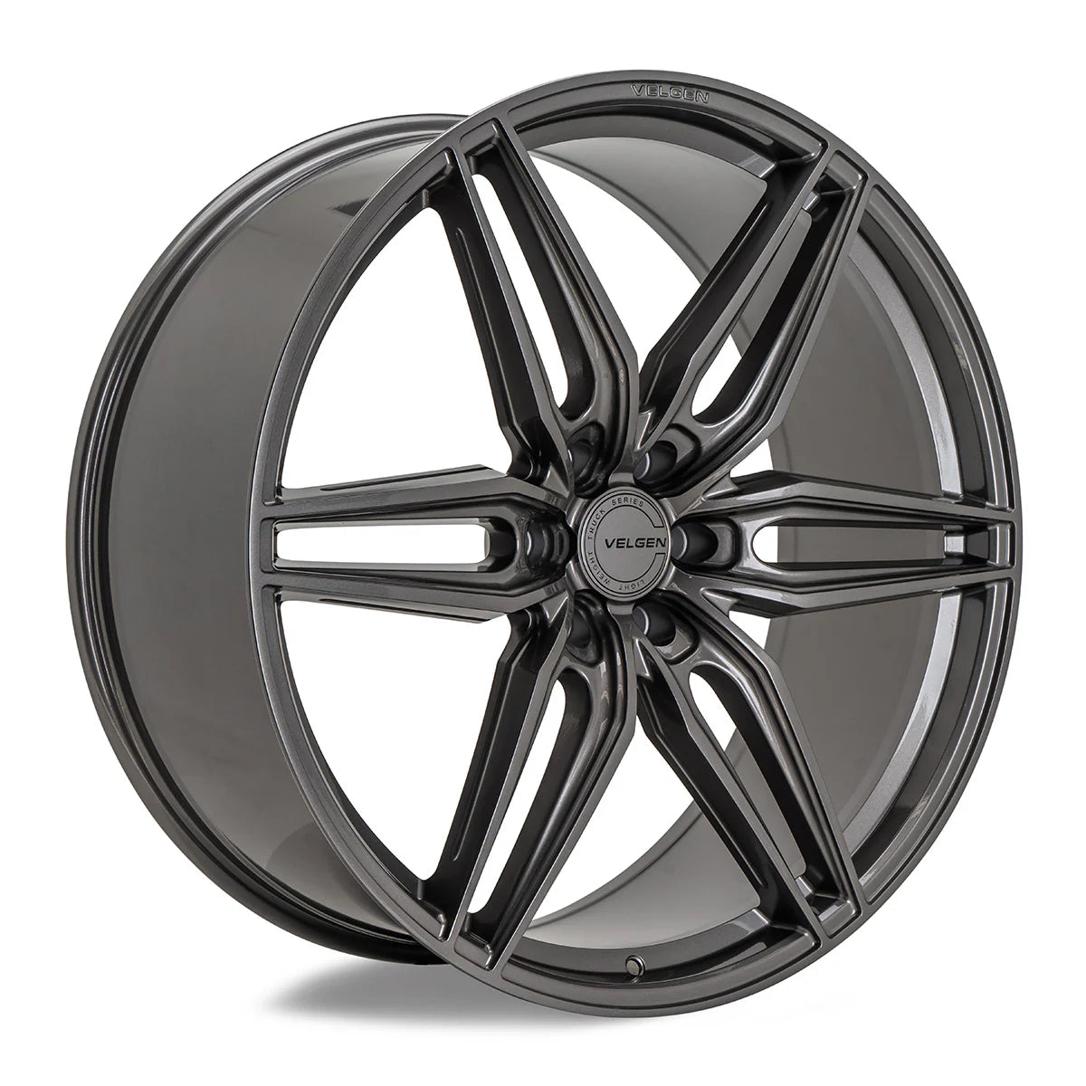 VELGEN WHEELS VFF-6 22x10 6X135 +30 OFFSET GLOSS GUNMETAL FORD F150 2015+