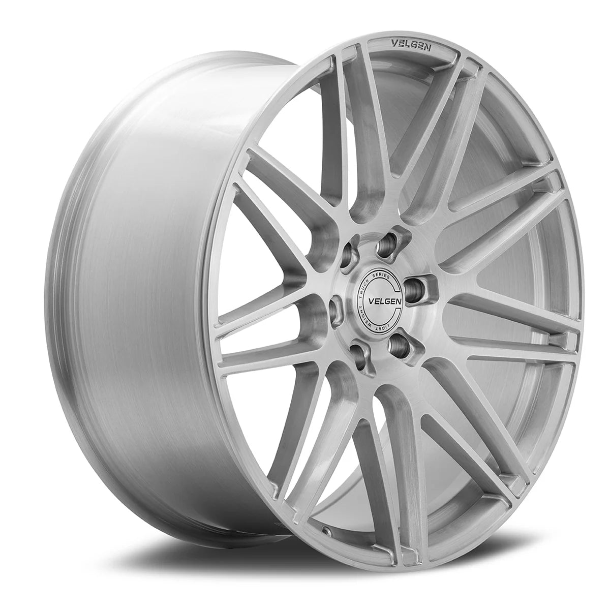VELGEN WHEELS VFF-9 22X10 6X135 +38 OFFSET BRUSHED CLEAR FORD F150 21+