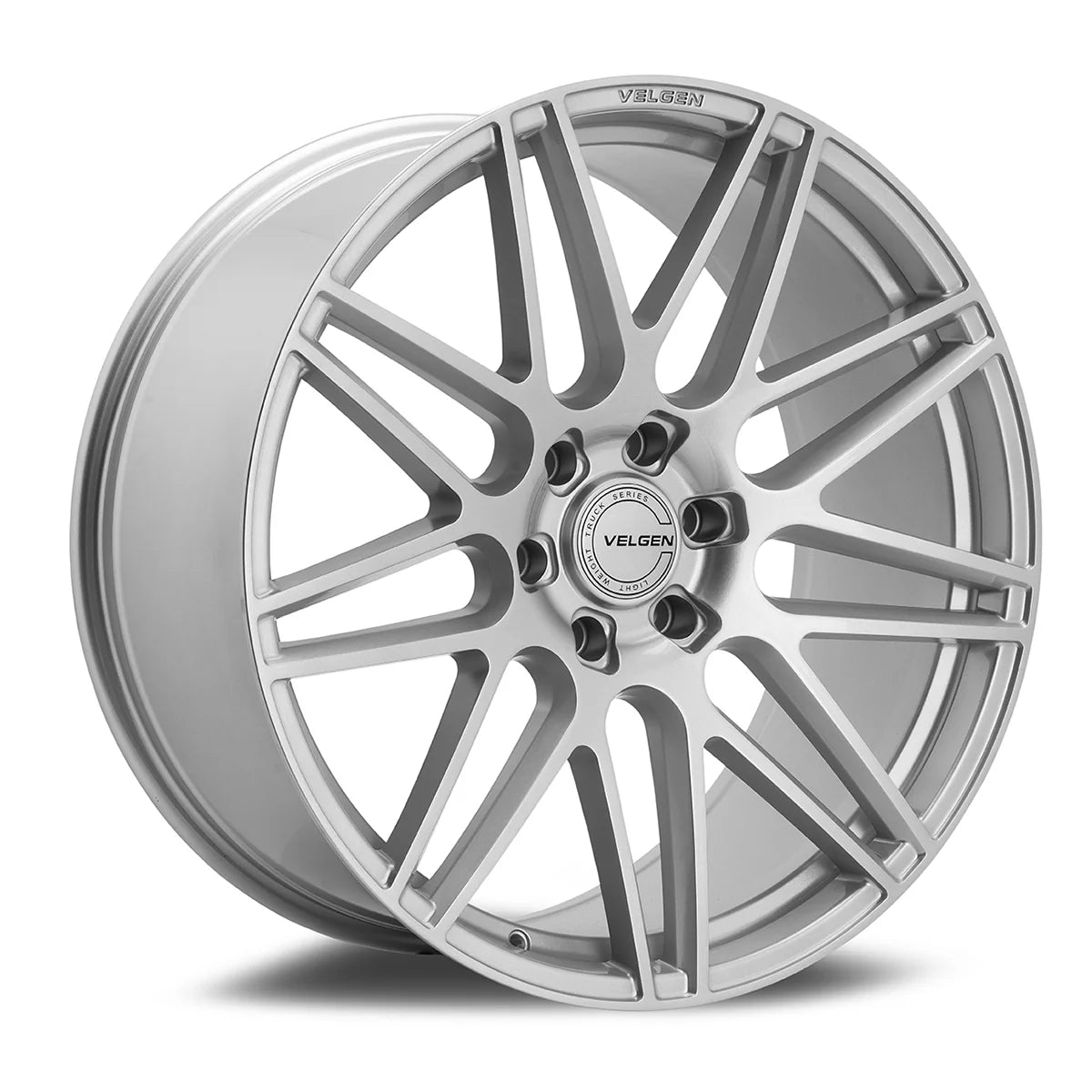 VELGEN WHEELS VFF-9 24X10 6X135 +38 OFFSET GLOSS SILVER FORD F150 21+