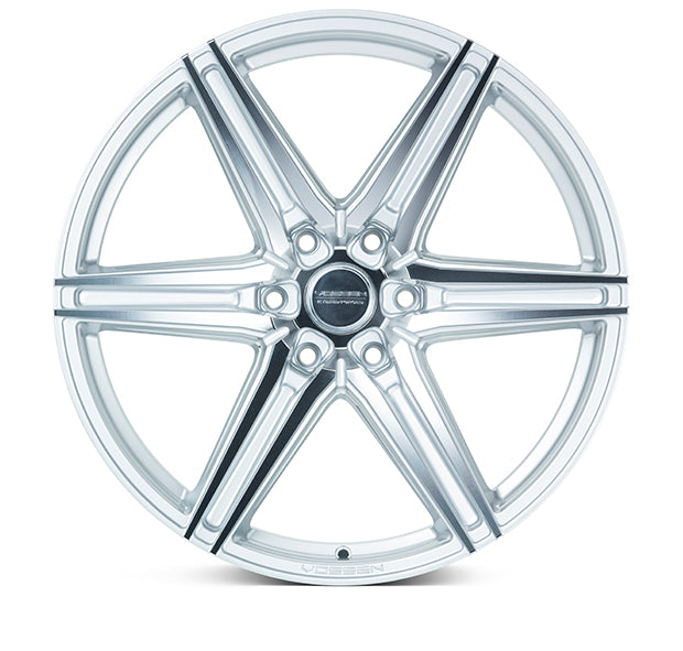 VOSSEN HF6-2 20X9.5 6X135 +15 OFFSET FORD F150 04-26 SILVER POLISHED