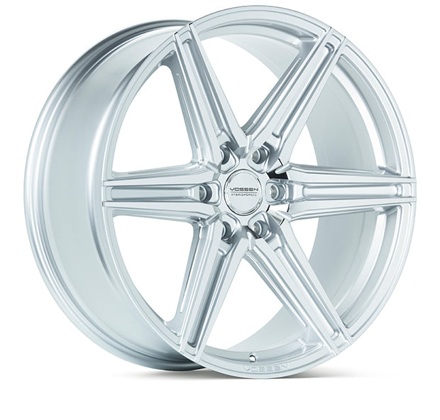 VOSSEN HF6-2 24X10 6X135 +25 OFFSET FORD F150 04-26 SILVER POLISHED
