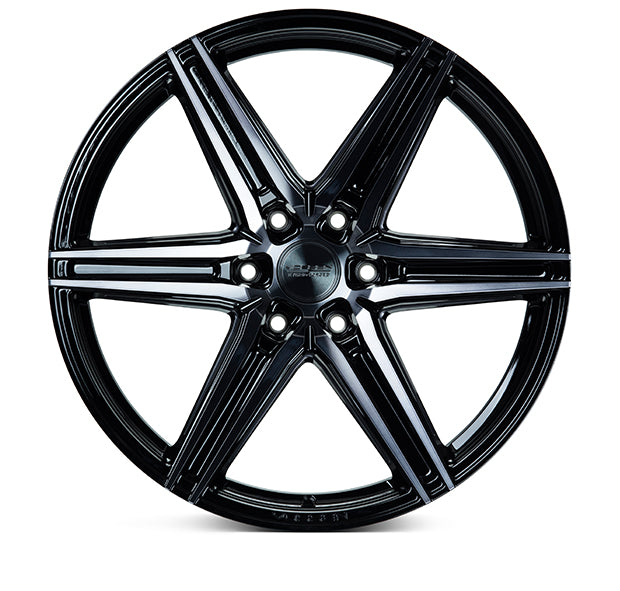 VOSSEN HF6-2 22X9.5 6X135 +30 OFFSET FORD F150 04-26 TINTED GLOSS BLACK