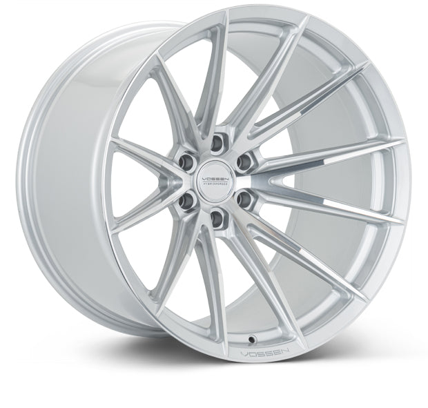 VOSSEN HFX-2 22X12 6X135 -44 OFFSET FORD F150 04-26 SILVER POLISHED