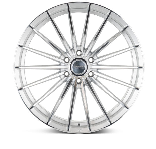 VOSSEN HFX-4 22X12 6X135 -44 OFFSET FORD F150 04-26 SILVER POLISHED