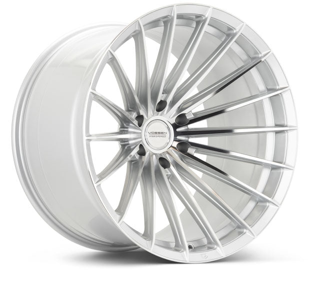 VOSSEN HFX-4 24X10 6X135 +35 OFFSET FORD F150 04-26 SILVER POLISHED