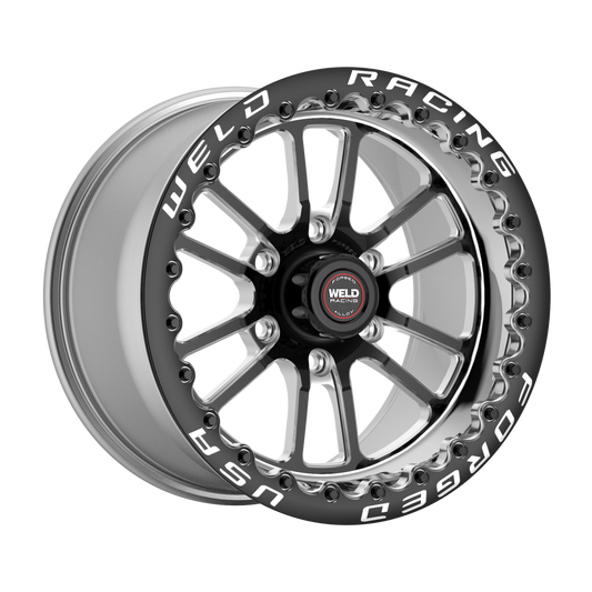 WELD S70 HD BEADLOCK 17X9.5 6X135 +24 OFFSET BLACK CENTER FORD F150 04-26