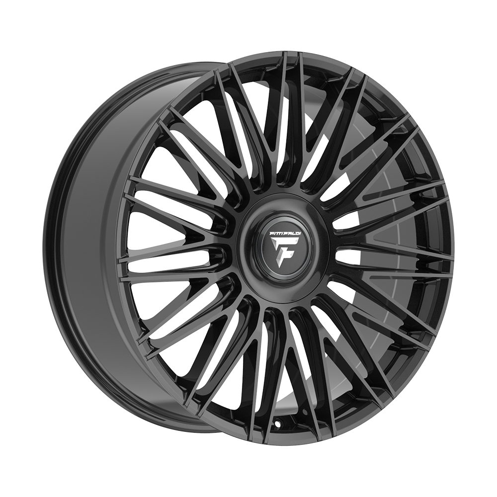 FITTIPALDI WHEELS FS369 24X10 6X135 +30 OFFSET GLOSS BLACK FORD F150 04-26