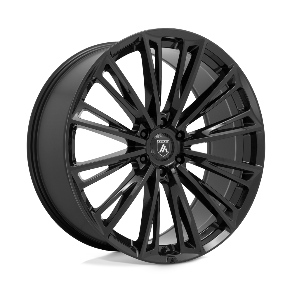 ASANTI WHEELS CORONA 24X10 6X135 +30 OFFSET GLOSS BLACK FORD F150 04-26
