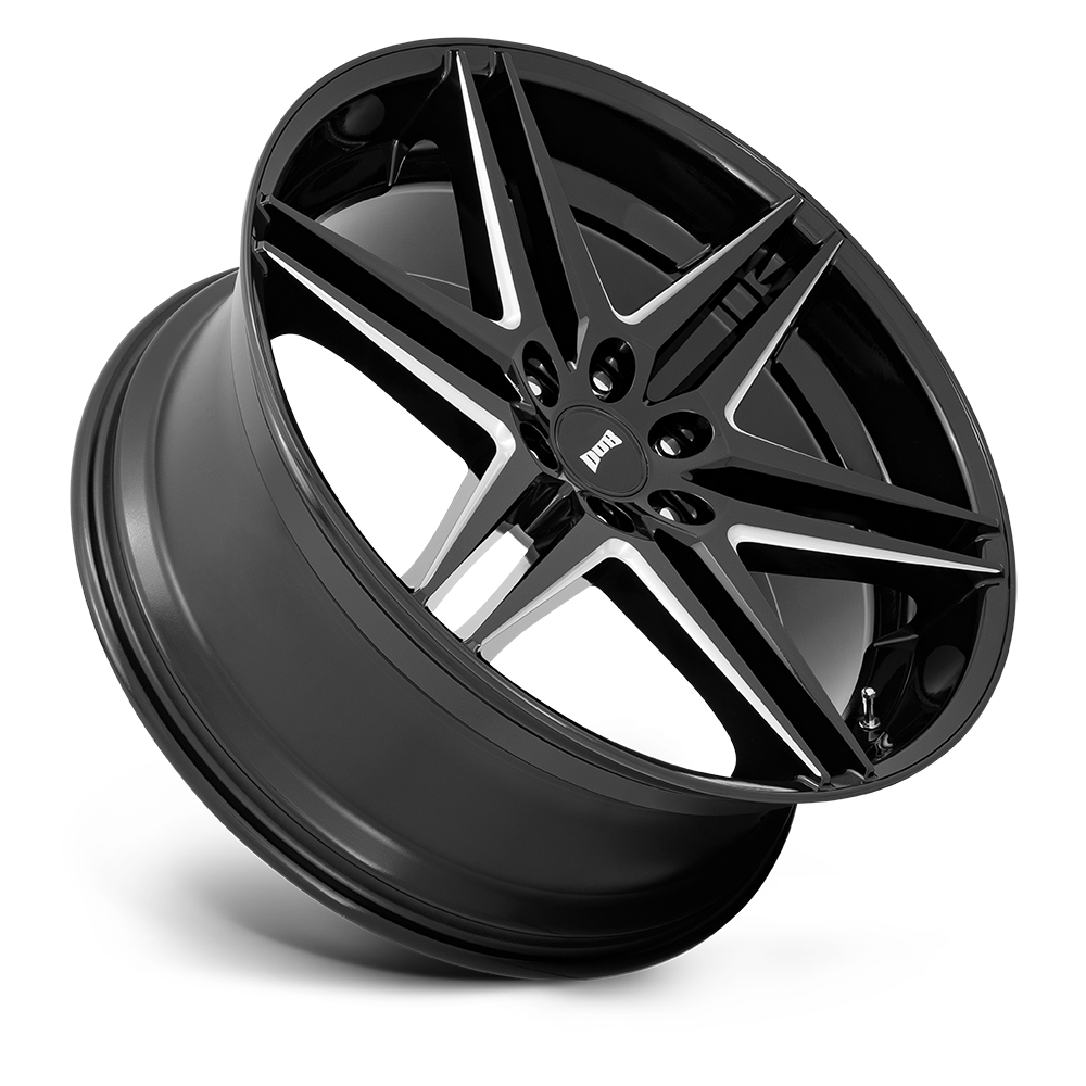 DUB WHEELS DIRTY DOG 26X10 6X135 +30 OFFSET GLOSSY BLACK MILLED FORD F150 04-26