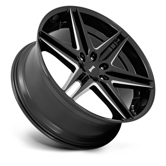 DUB WHEELS DIRTY DOG 26X10 6X135 +30 OFFSET GLOSSY BLACK MILLED FORD F150 04-26