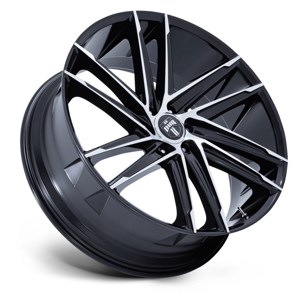 DUB WHEELS BLAZE 26X10 6X135 +30 OFFSET GLOSS BLACK W/ MACHINED FACE FORD 150 04-26