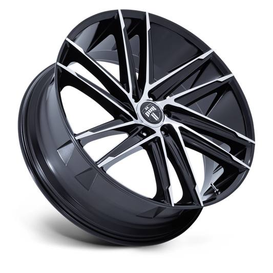 DUB WHEELS BLAZE 26X10 6X135 +30 OFFSET GLOSS BLACK W/ MACHINED FACE FORD 150 04-26