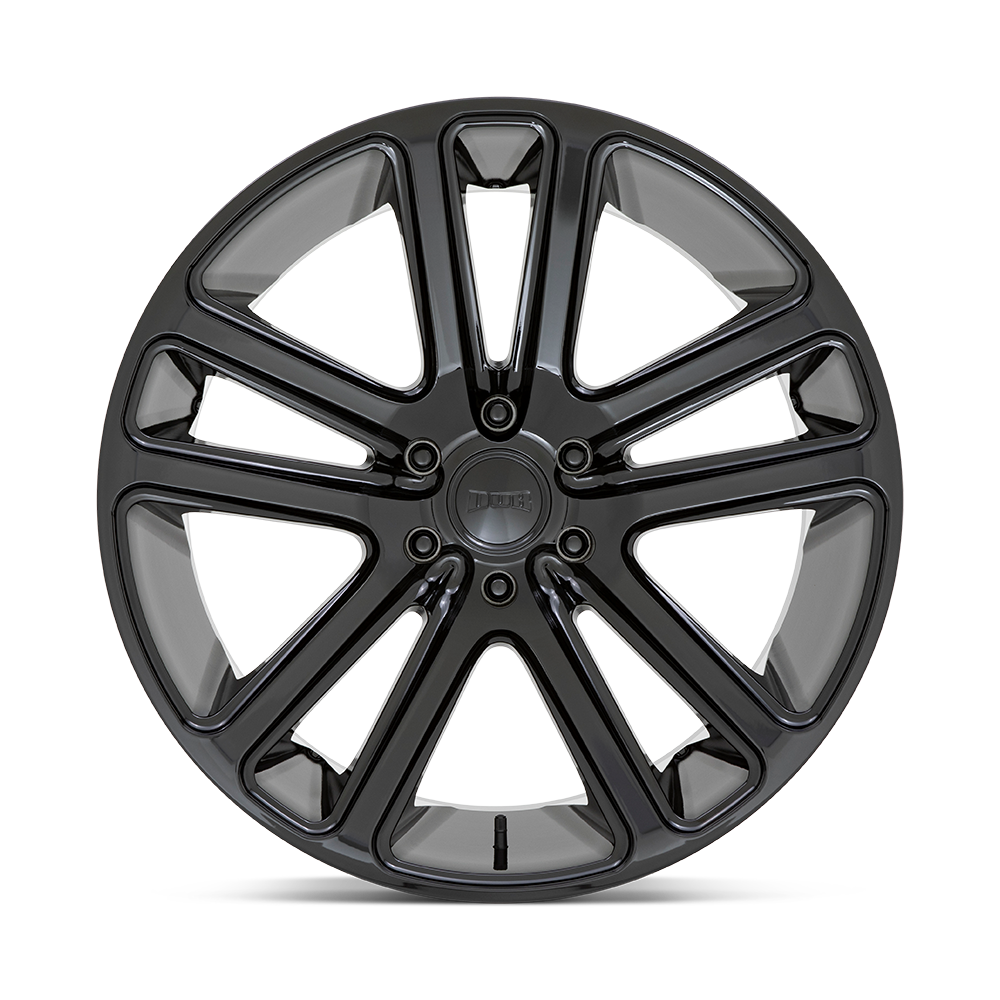 DUB WHEELS FLEX 22X9.5 6X135 +30 OFFSET GLOSS BLACK FORD F150 04-26