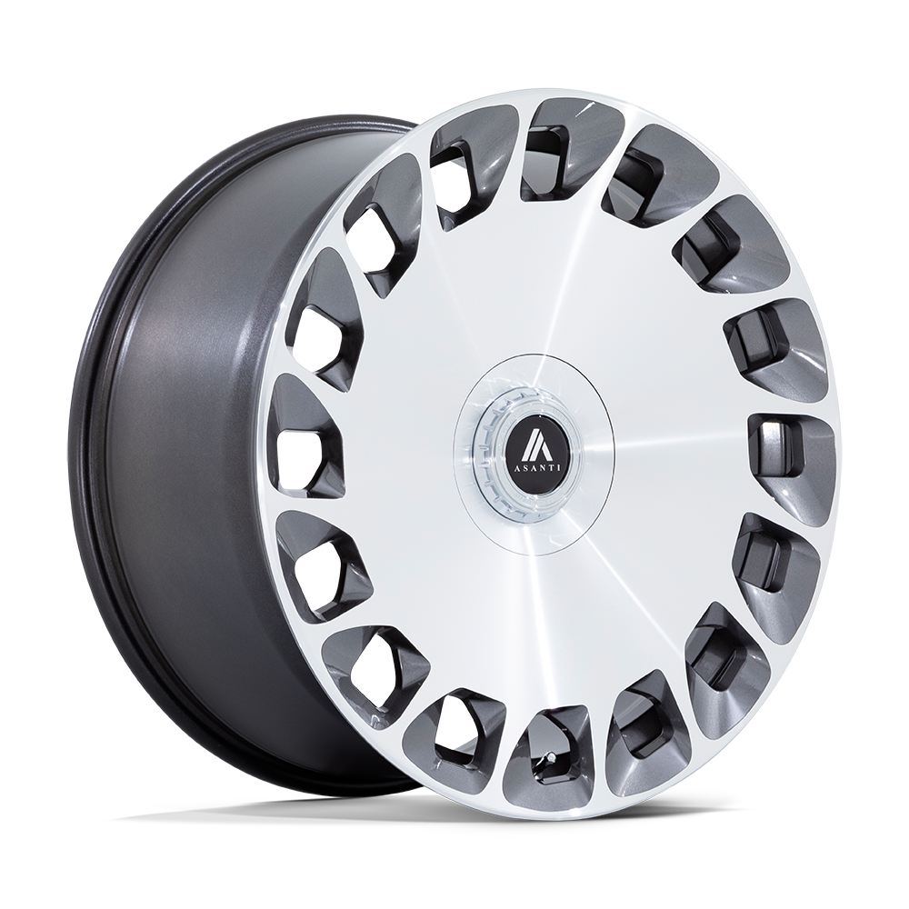 ASANTI WHEELS ARISTOCRAT 24X10 6X135 +30 OFFSET GLOSS PLATINUM BRIGHT MACHINE FACE FORD F150 04-26