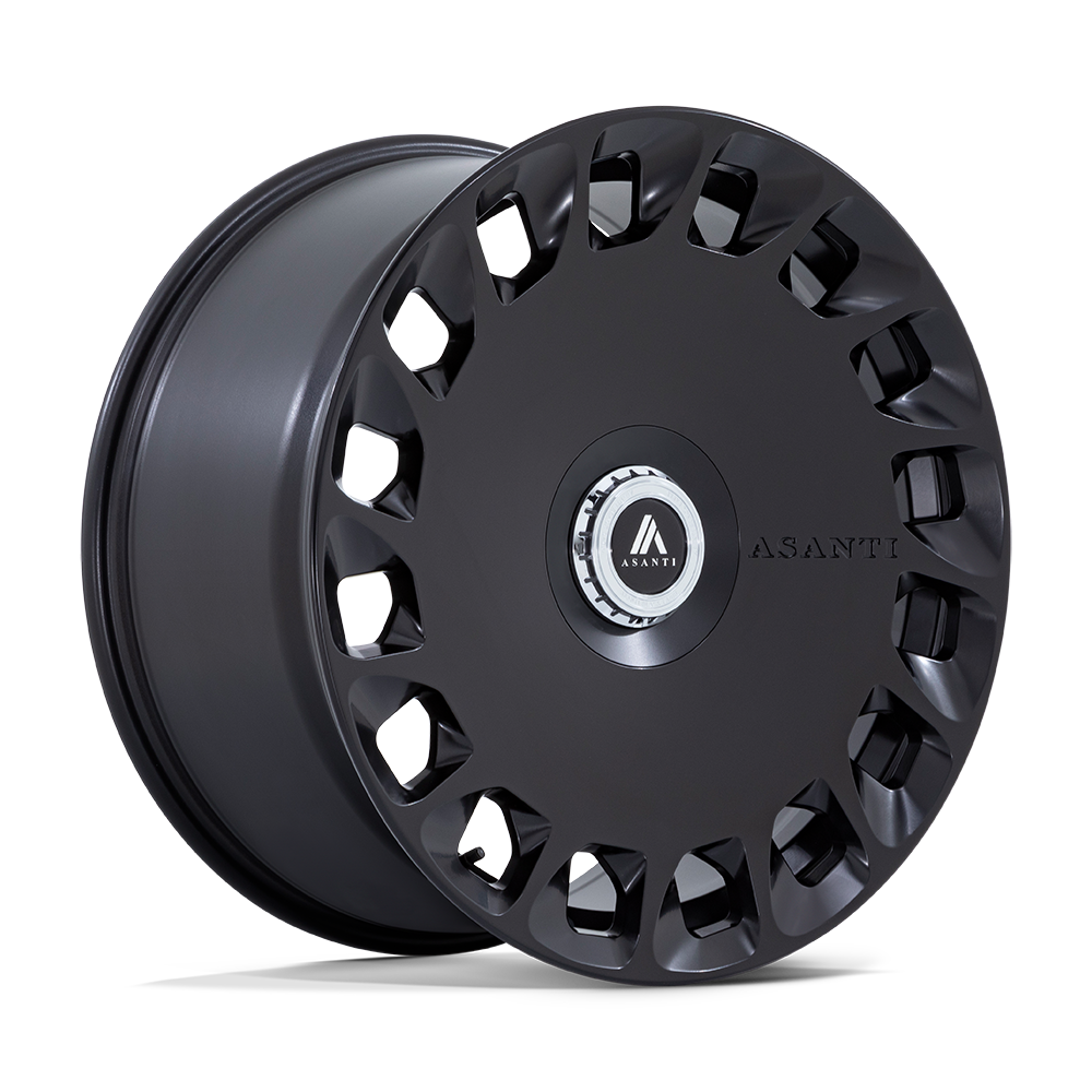 ASANTI WHEELS ARISTOCRAT 24X10 6X135 +30 OFFSET MATTE BLACK FORD F150 04-26