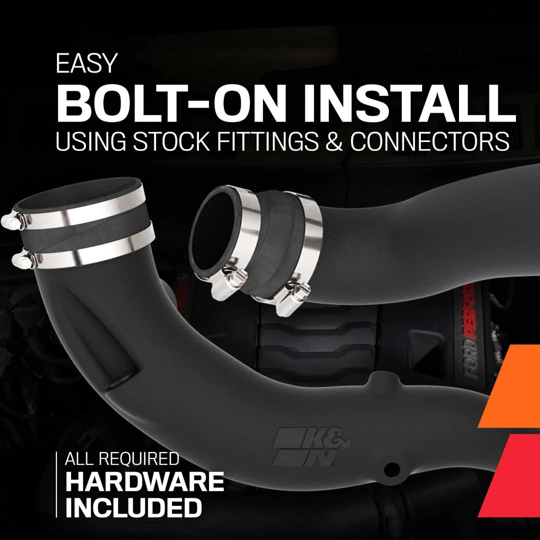 K&N FILTERS INLET PIPES ROTO MOLD TUBE FORD F150 21-26 3.5L
