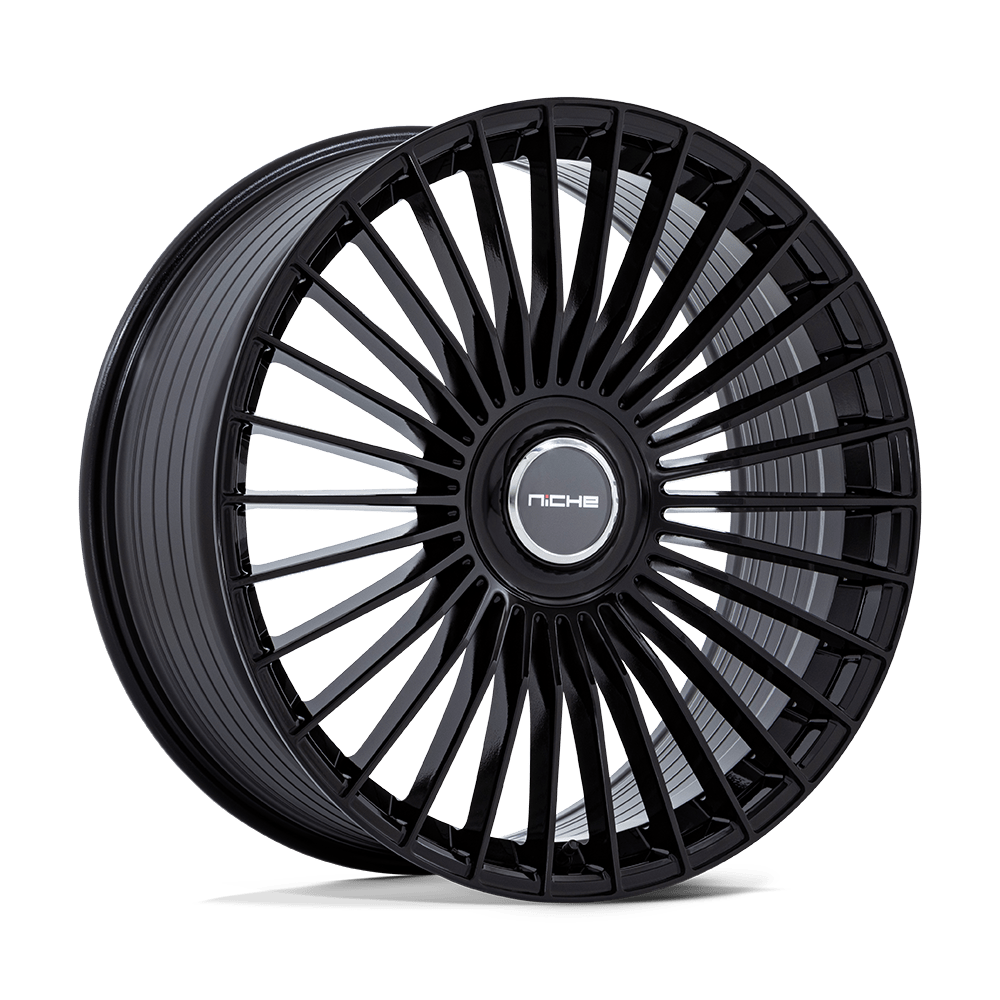 NICHE WHEELS SERENE 22X10 6X135 +30 OFFSET GLOSS BLACK FORD F150 04-26