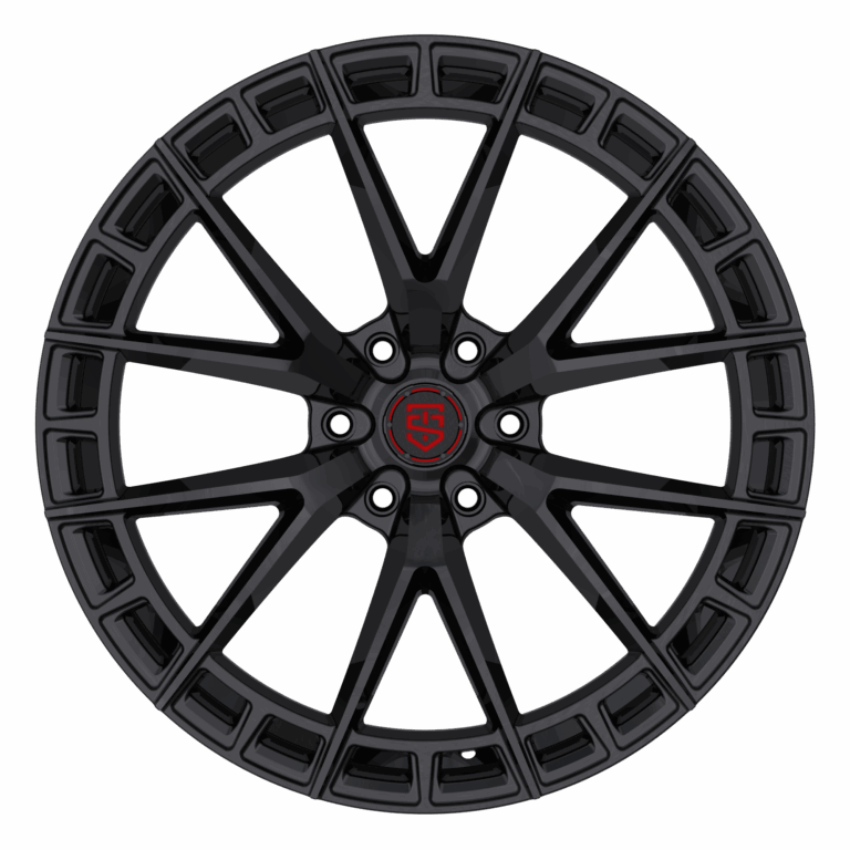 TIS MOTORSPORTS 504B 22X10 6X135 +24 OFFSET GLOSS BLACK FORD F150 04-26