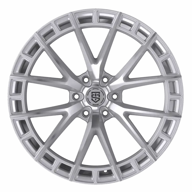TIS MOTORSPORTS 504MS 22X10 6X135 +24 OFFSET GLOSS SILVER W/MACHINED FACE FORD F150 04-26