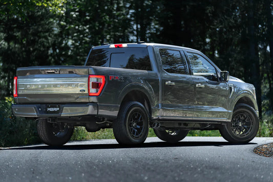 MBRP 3" CAT BACK EXHAUST RACE PROFILE DUAL PRE AXLE EXIT POLISHED TIPS T304SS FORD F150 21-26