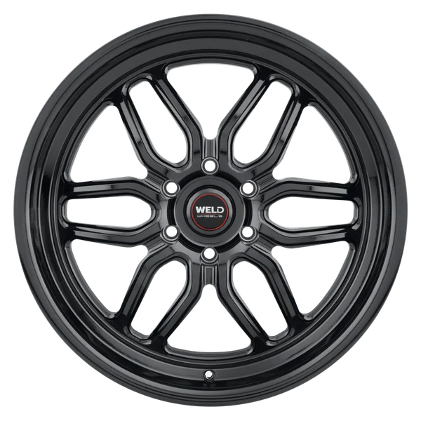 WELD LAGUNA 6 DRAG 20X10 6X135 +38 GLOSS BLACK OFFSET FORD F150 04-PRESENT