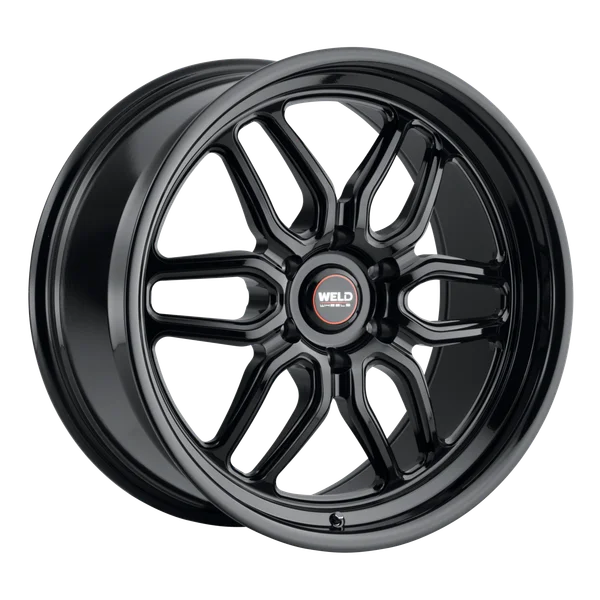 WELD LAGUNA 6 DRAG 20X10 6X135 +38 GLOSS BLACK OFFSET FORD F150 04-PRESENT