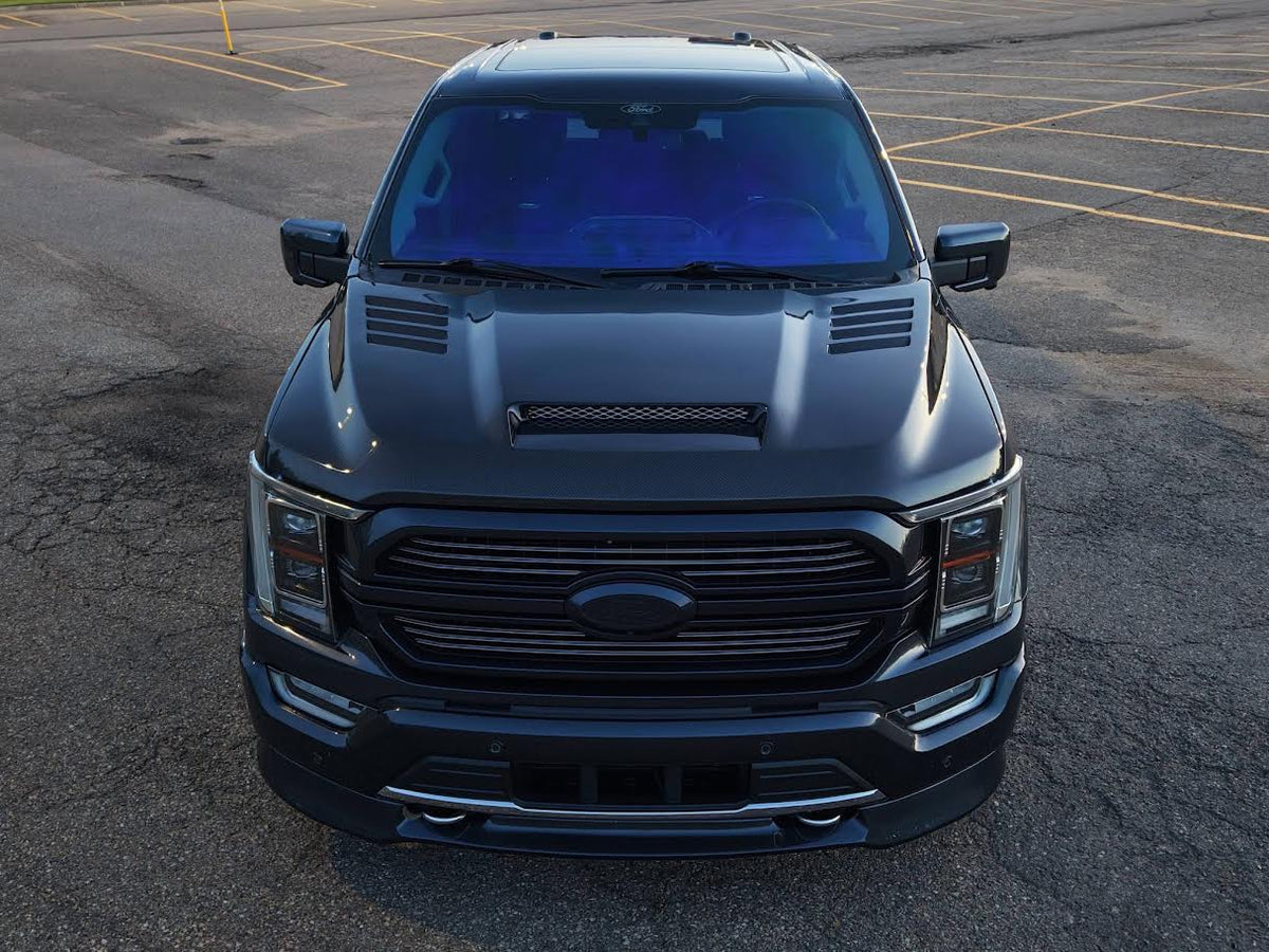 RK SPORT 2021-2026 FORD F150 RAM AIR HOOD V1 FIBERGLASS