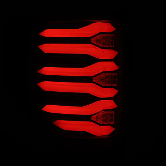 ALPHAREX LUXX SERIES LED TAIL LIGHTS ALPHA BLACK FORD F150 09-14