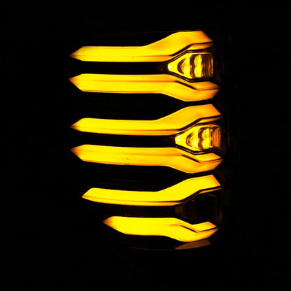ALPHAREX LUXX SERIES LED TAIL LIGHTS ALPHA BLACK FORD F150 09-14