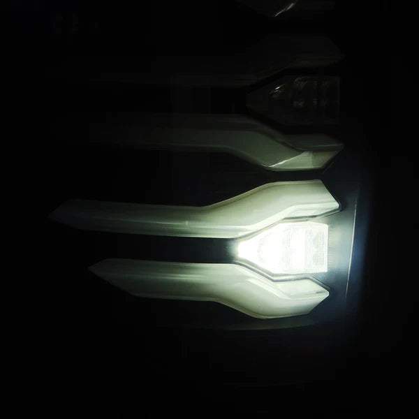 ALPHAREX LUXX SERIES LED TAIL LIGHTS BLACK FORD F150 09-14