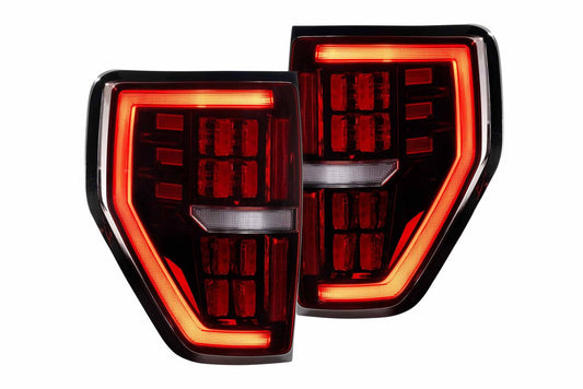 MORIMOTO XD LED TAIL LIGHTS FORD F150 09-14 RED LENS