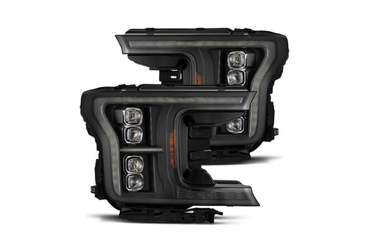 ALPHAREX 18-20 FORD F150 (MK II 14th Gen Style) NOVA-SERIES LED PROJECTOR HEADLIGHTS - BLACK