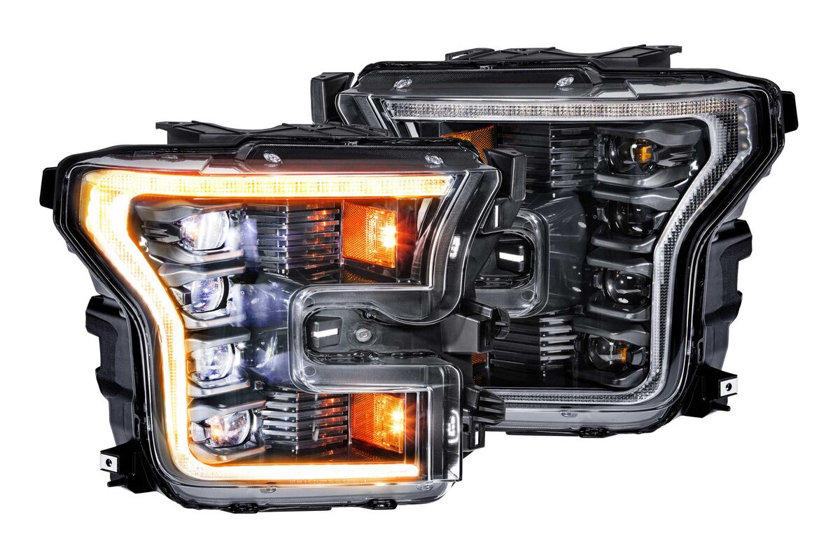 MORIMOTO XB LED HEADLIGHTS AMBER DRL FORD F150 15-17