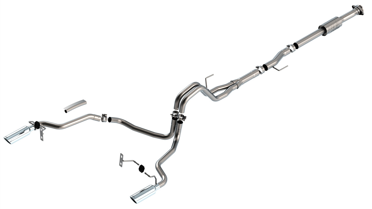 BORLA ATAK CAT BACK EXHAUST SYSTEM FORD F150 21-26 ECOBOOST