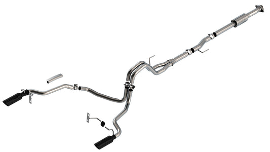 BORLA ATAK CAT BACK EXHAUST SYSTEM FORD F150 21-26 ECOBOOST