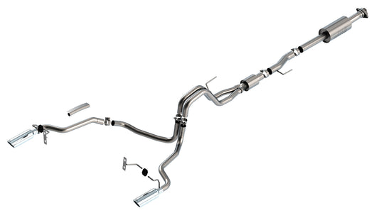 BORLA S-TYPE CAT BACK EXHAUST SYSTEM FORD F150 21-26 5.0L