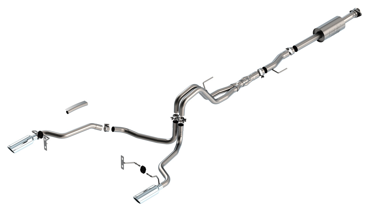 BORLA ATAK CAT BACK EXHAUST SYSTEM FORD F150 21-26 5.0L