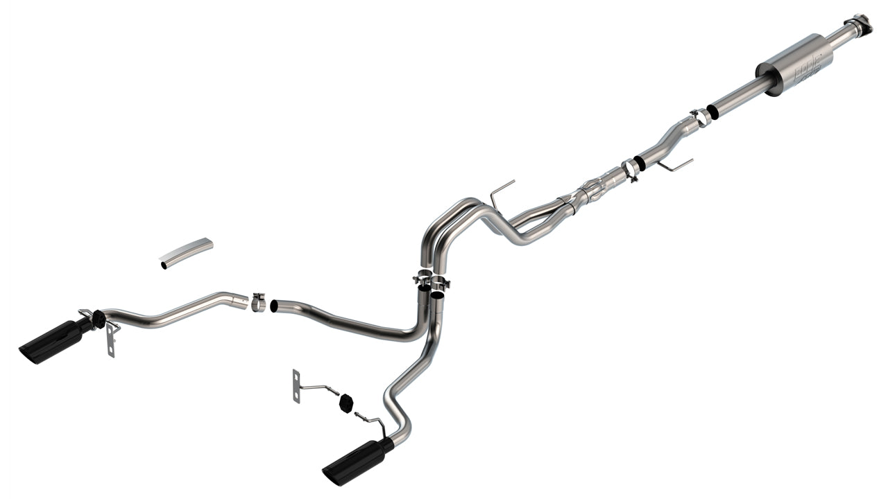 BORLA ATAK CAT BACK EXHAUST SYSTEM FORD F150 21-26 5.0L