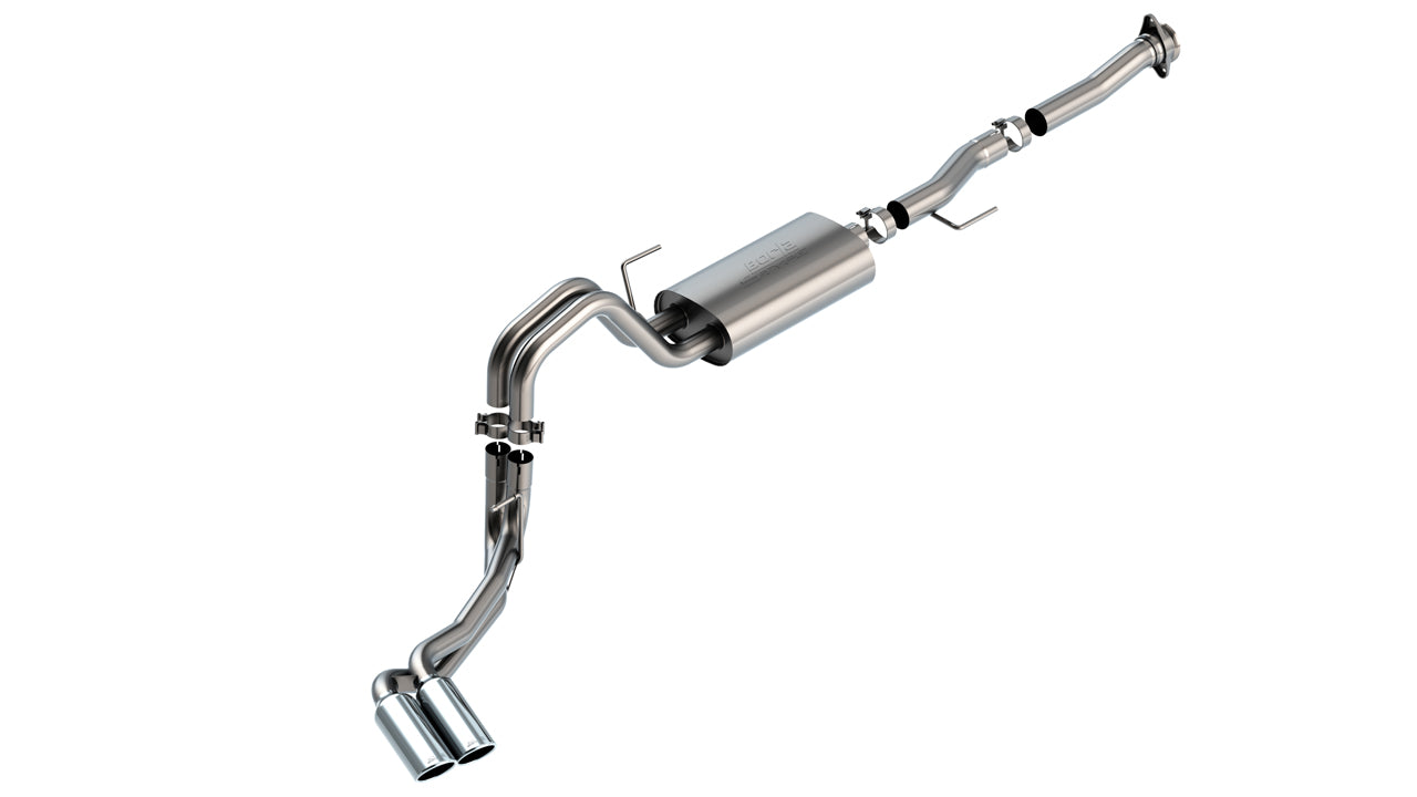 BORLA S TYPE CAT BACK EXHAUST SYSTEM FORD F150 21-26 5.0L