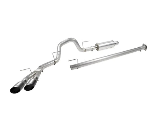 ROUSH PERFORMANCE CAT BACK EXHAUST BLACK TIP FORD F150 15-20 ALL ENGINES