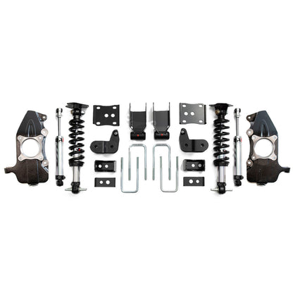 QA1 PRECISION PRODUCTS LOWERING KIT 5"/5" DOUBLE ADJUSTABLE W/ SPINDLES 2WD FORD 150 2021-2026