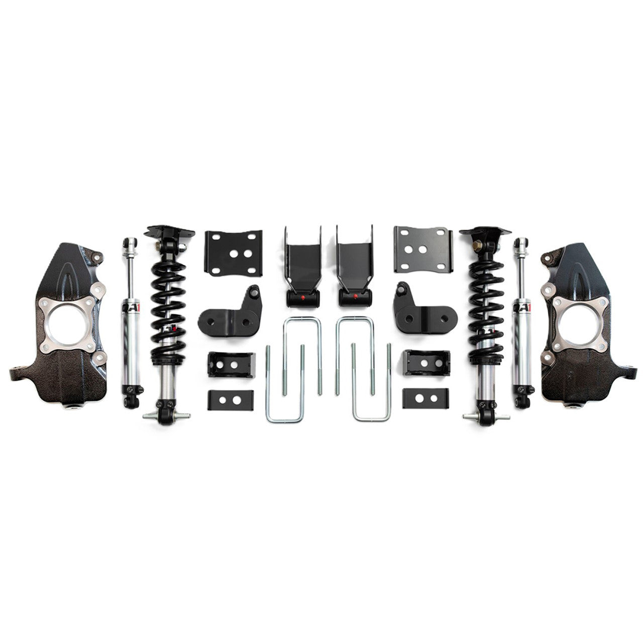 QA1 PRECISION PRODUCTS LOWERING KIT 5"/5" DOUBLE ADJUSTABLE W/ SPINDLES 4WD FORD F150 2021-2026