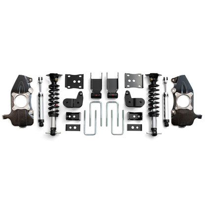 QA1 PRECISION PRODUCTS LOWERING KIT 5"/5" SINGLE ADJUSTABLE W/ SPINDLES 2WD FORD F150 2021-2026