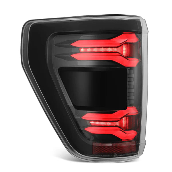 ALPHAREX 24-26 FORD F150 LUXX SERIES LED TAIL LIGHTS ALPHA BLACK