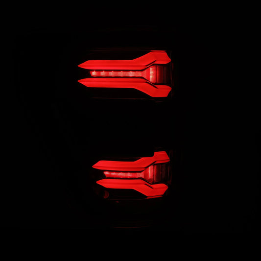 ALPHAREX 24-26 FORD F150 LUXX SERIES LED TAIL LIGHTS BLACK