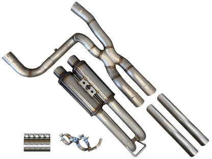 SPEED ENGINEERING TRUE DUAL EXHAUST KIT FORD F150 5.0L 11-25 SINGLE CAB AXLE EXIT