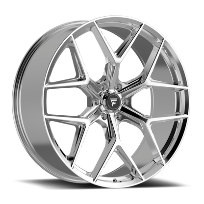 FITTIPALDI WHEELS FS374 22X9.5 6X135 +25 OFFSET CHROME FORD F150 04-26