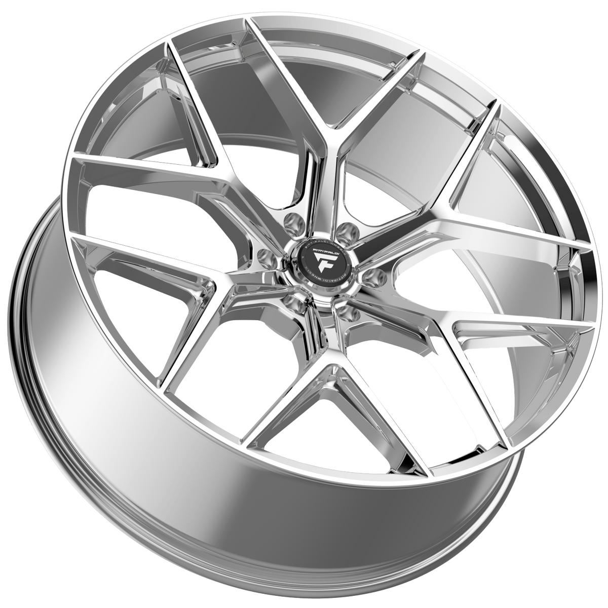 FITTIPALDI WHEELS FS374 22X9.5 6X135 +25 OFFSET CHROME FORD F150 04-26