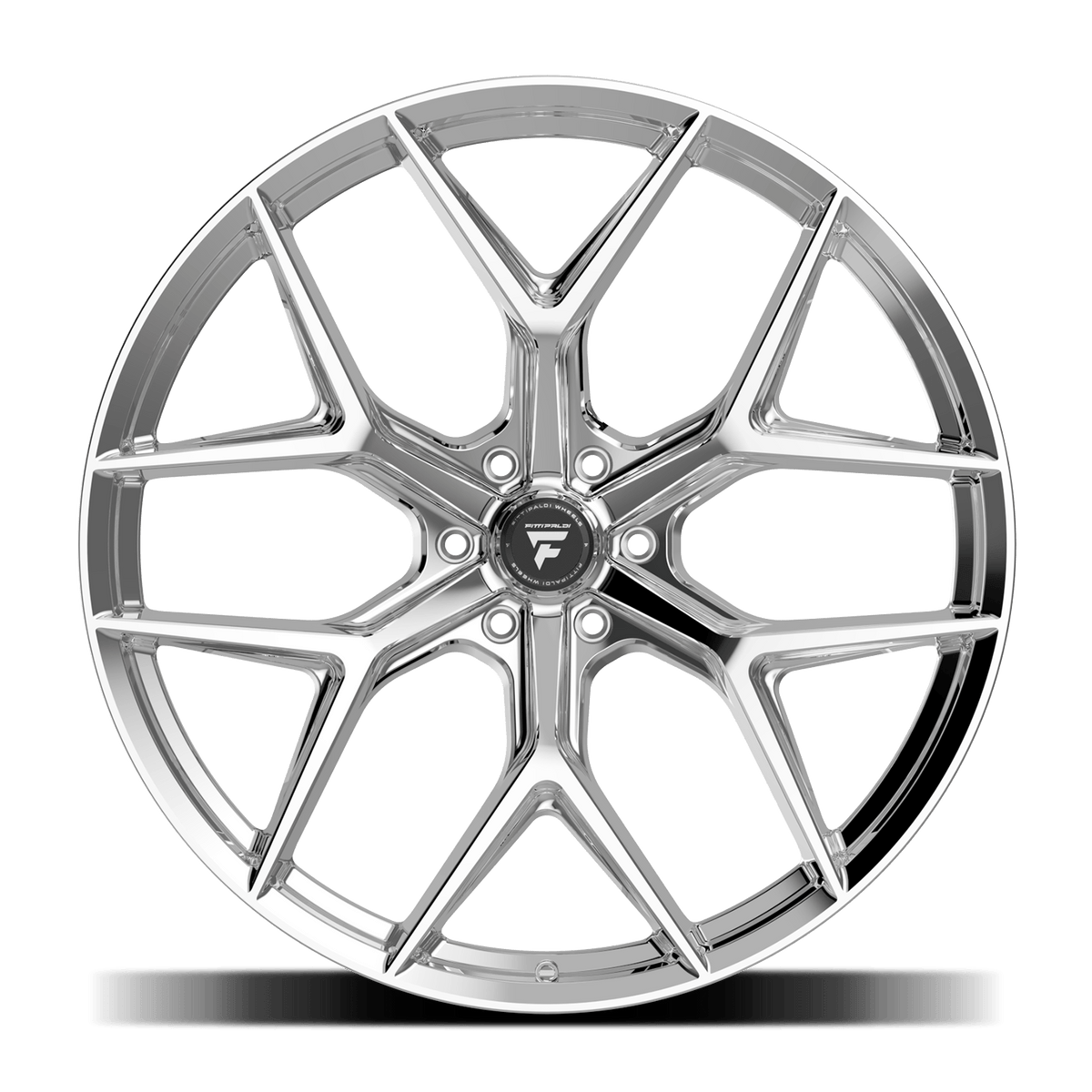 FITTIPALDI WHEELS FS374 22X9.5 6X135 +25 OFFSET CHROME FORD F150 04-26