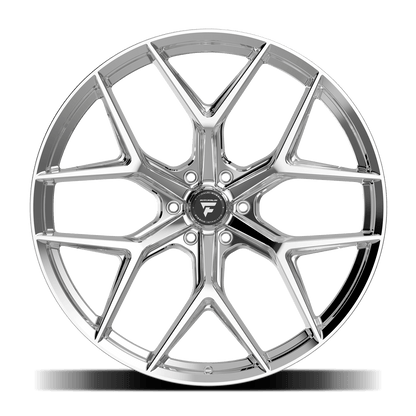 FITTIPALDI WHEELS FS374 22X9.5 6X135 +25 OFFSET CHROME FORD F150 04-26
